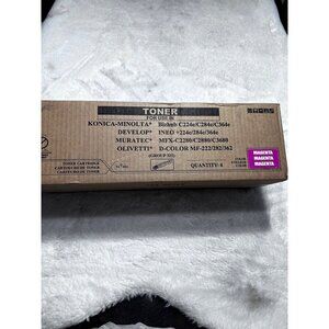 Konica-Minolta C224e, C284e, C364e Magenta toners lot of 4